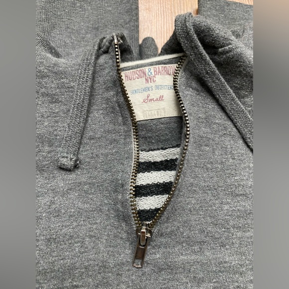 Hudson and Barrow Quarter Zip Pullover Hoodie - Picture 7 of 7